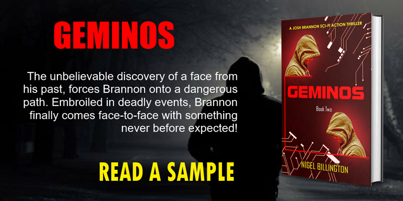 Read a Book Sample of GEMINOS Science Fiction Thriller Novel